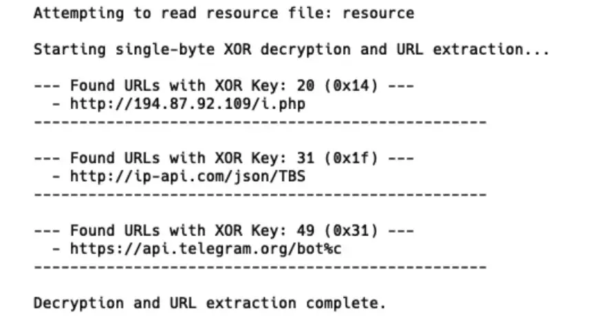 Gremlin Stealer Stores C2 URLs and Exfiltration Paths in Encrypted Resource Sections