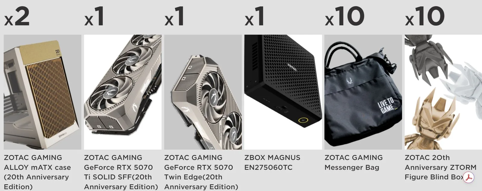 ZOTAC feiert 20-jähriges Firmenjubiläum mit RTX-50-Serie, Mini-PCs und Gehäuse vor Computex